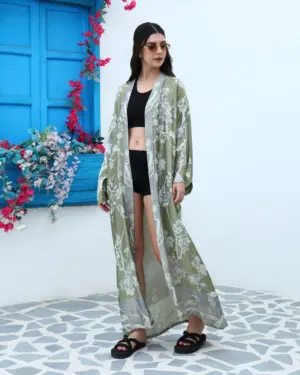 Mint mist - Kaftan robe