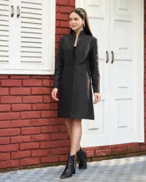 Black - Jodhpur coat